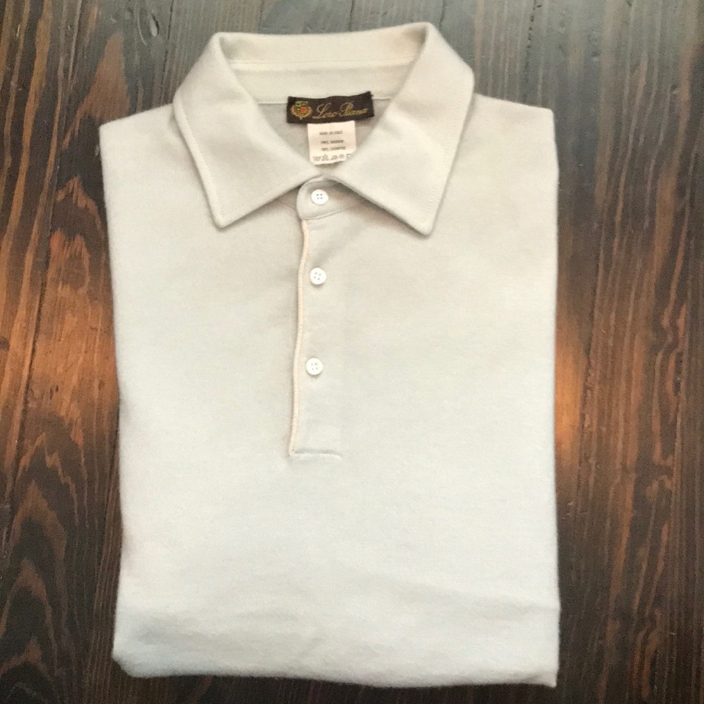 Loro Piana Long Sleeve Polo